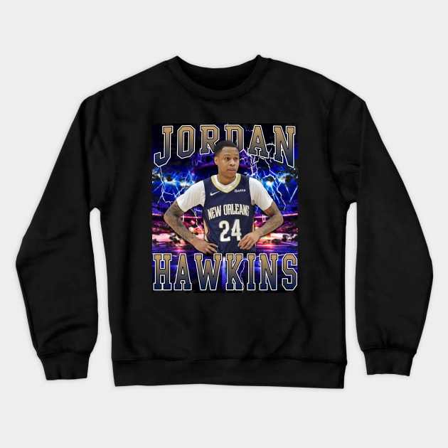 Jordan Hawkins Crewneck Sweatshirt by Gojes Art